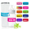 Yibanda Personalized Baby Bottle Labels for Daycare Custom Water Bottle Name Bands Customized