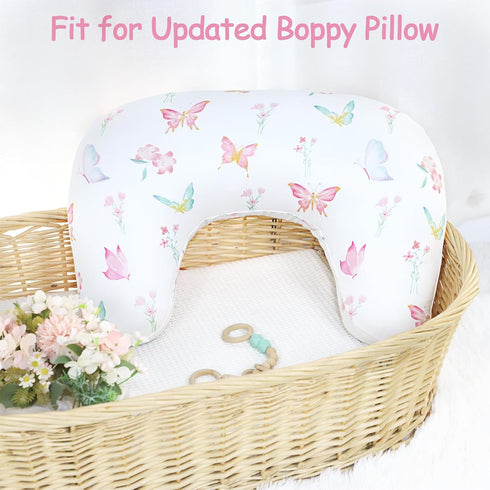 New Nursing Pillow Cover, Breastfeeding Pillow Cover for Baby Girls Boys, Soft Stretchy Nursing Pillowcase for Infant