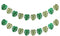 Tropical Palm Leaves Banner for Luau Hawaiian Birthday Bachelorette Party Decorations - Tropical Palm Leaf Banner