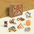 8 RLYLF Pieces IQ Logic Training Brain Teaser Puzzles for Adults and Kids Family Games Party Favor Coffee Time