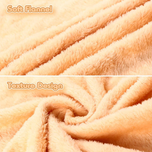 16 16 (20 28 Inch) Kinlop Pcs Flannel Blanket Flannel Stroller Soft and Warm Newborn Nursery Bed Blankets Blanket
