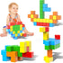 Magnetic Blocks, 1.41 inch Large Building Blocks for Toddlers Ages 3-8, Montessori STEM Education Toys