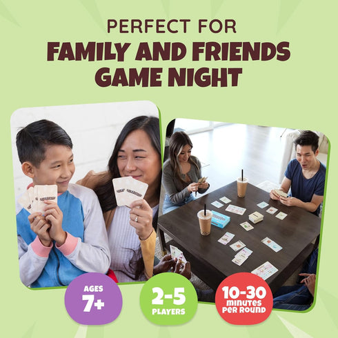 2-5 3rd Sabobatage: The Boba Card Game | Easy Family-Friendly Party Game | Card Games for Adults, Teens & Kids |