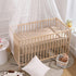 SiinvdaBZX Satin Crib Sheets for Baby Hair - Silky Soft Beige Fitted Sheets for Standard Crib and Toddler Mattress, 28