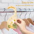 8Pcs Closet Closet (0-24 R HORSE Safari Baby Dividers, Double Sided Nursery Hanger Dividers Wood Baby Size Organizers