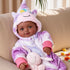 15 Inch 3+ BABESIDE Black Baby Dolls, Realistic Cute Soft Body Baby Doll Real Life Baby Dolls with Accessories for Year