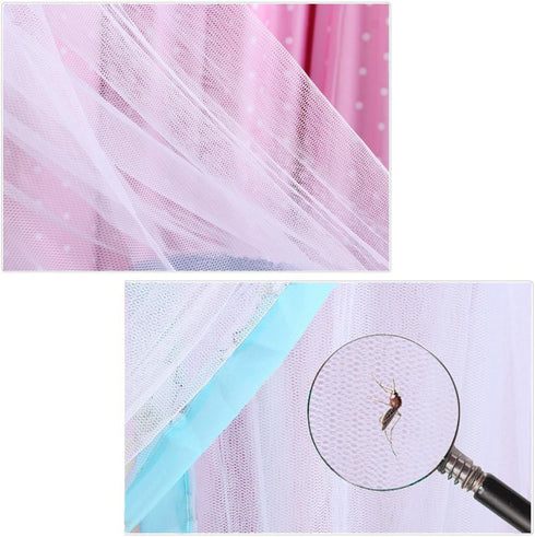 PENINSULA LOVE Crib Mosquito Net Crib Dome Bed Canopy Foldable Cot Net Tent Universal Palace Style Dome Bed Curtain