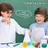 INNOCHEER Kids Science Experiment Kit with Lab Coat, Scientist Costume Dress Up for Boys and Girls Age 6+