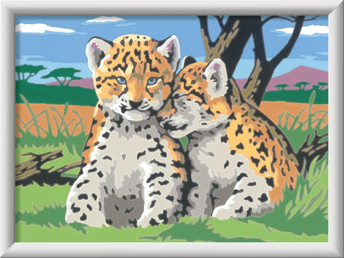 Ravensburger Safari Friends Paint by Numbers Kit for Kids - 20262, Arts and Crafts for Ages 9 and Up