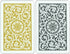 Copag 1546 Design Playing Cards - 100% Plastic, Bridge Size (Narrow) Black/Gold, Jumbo Index, 1 Set