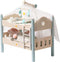 ROBUD Baby Doll Crib, Wooden Baby Doll Beds for 20 Inch Dolls,