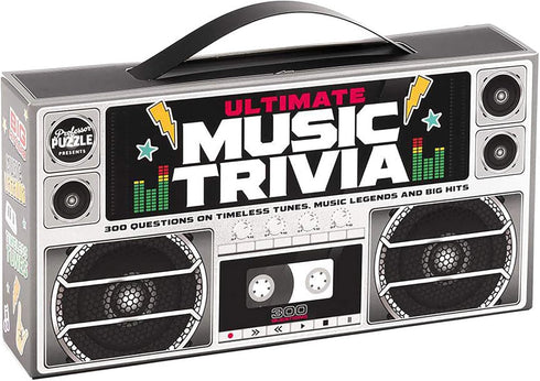 Professor PUZZLE Ultimate Music Trivia - 300 Quiz Questions for Music Fanatics