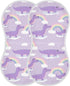 decor gift 4 Pack 22x11in Cotton Muslin Burp Cloths Large Soft and Absorbent? Cute Animal Crocodiles Rainbows Pastel
