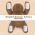 11 21 inches Joyreal Sloth Sensory Weighted Vibrating Pillow, Pressure Activated for Kids Adults, Plush Minky Soft