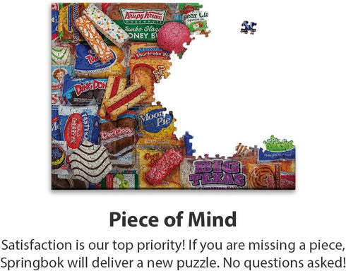 Springbok's 1000 Piece Jigsaw Puzzle Snack Treats, Made in USA