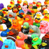 100 Pack 2.3 Inch (50 XY-WQ Rubber Duck for Jeeps Ducking - Bulk Floater Duck for Kids - Baby Bath Toy Assortment