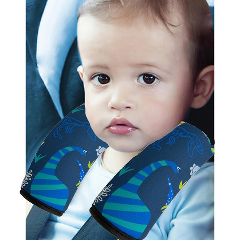 VegaPunkLab 2 Pack Backpacks, Seat Straps Shoulder Pads for Kids - Seat Belt Cover Pad, Perfect for Car Booster Seats