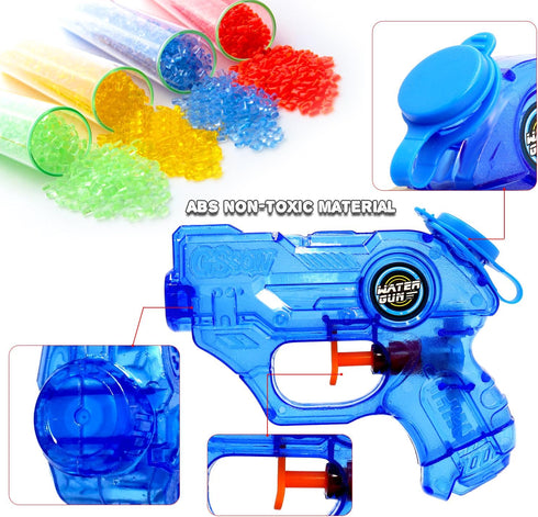 Mini Water Guns for Kids - 2 Pack Small Squirt Guns for Boys Girls Summer Party Favors