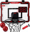 Mini Basketball Hoop Indoor Kids with Electronic Scoreboard Small Basketball Goal Hanging Door Dunk Proof
