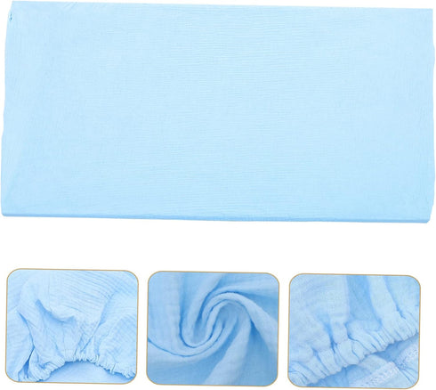 SUPVOX Washable Cotton Diaper Changing Pad Cover - Removable & Stretchy