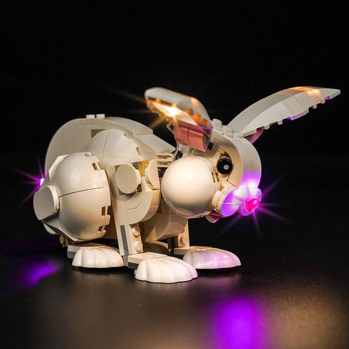 VONADO LED Light Kit for Lego White-Rabbit-31133-Easter-Bunny Creator, Lights Only, Compatible with Lego 31133
