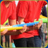 Team Building Activities Kit for Adults and Teens, Group Learning Exercise Games with Half Pipes Golf Balls Storage