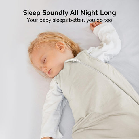 BubblePanda 6-12 1.0 2-Way Rayon Made from Bamboo Sleep Sack Months Tog Ultra Soft Baby Wearable Blanket Toddler Sleep