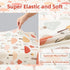 2 Pack 5228 SDIII Mushroom Crib Sheets for Boys Girls Stretchy Microfiber Jersey Knit Soft Fall Crib Sheets