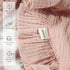 36"x40" Flounce Muslin Baby Blanket - Cotton Quilt Blankets for Toddlers - Reversible Nursery Crib Blanket for Baby