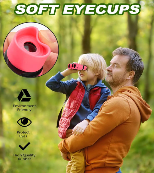 Syxspecial Kids Binoculars, Toy Binoculars for Boys and Girls 3-12 Years, Gifts for Bird Watching and Camping