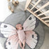 ABREEZE Butterfly Baby Round Play Pad Crawling Mat Blanket Tummy Time Mat