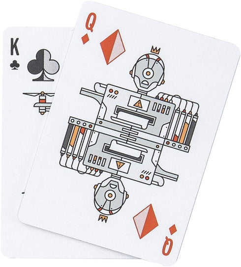 Stellar Factory Deck of Robots: A Playing Card Deck Featuring Restless Robots