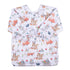 Baby Bib Sleeved Shirt with Pocket for Toddler Ages 1-3 (Deers Rabbits)