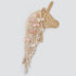 BEBE BASK Unicorn Boho Handmade Rattan Macrame Hair Bow Holder and Organizer