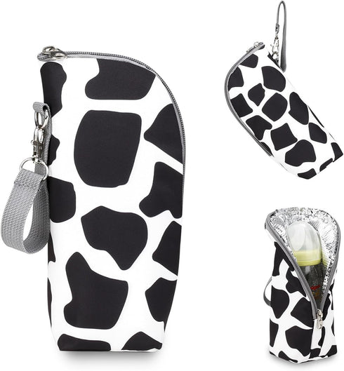 XAGMODSHN Travel Milk Warmer Bag Infant Feeding Bottle Protective Cover Insulation Pouch Portable Organiser Bag Nursing
