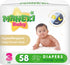 MANEKI Size 3 Diapers, Highly Absorbent & Breathable Baby Diapers, Size 3