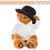 18 Pcs Stuffed Bear Clothes Sublimation Blank Doll T-Shirts, Basic Hoodie for 14-18 Inches Stuffed Animals