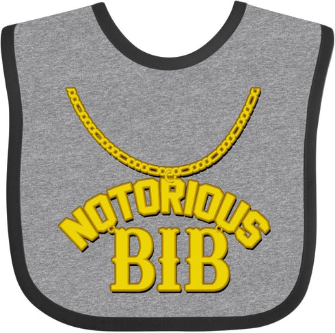 inktastic Notorious Baby Bib - Fun Design for Little Ones