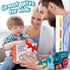 200 Set, 3+ 3 4 5 6 PCS Domino Train Toys Automatic Dominos Building and Stacking Creative Game for Year Old, Electric