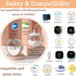 Srliya 240ml, Wearable Breast Pump Cup, Hands complimentary Design, Integrated Milk Collector, Ideal for Postpartum