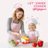Set 3 4 5 6 7 8 Kids Kitchen Knife for Real Cooking with Storage Box Pink, Montessori Kitchen Toy with Cutting Board