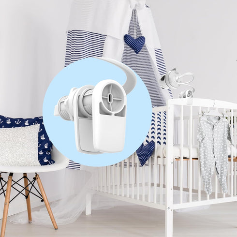 Baby Monitor Mount Universal Baby Monitor Mount Works for HB6550/ HB65/ ...(White)
