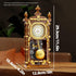 HJPLPXH Set,A Retro Pendulum Clock Building Block Toy with Real Clock Function and Linked Mechanical Pendulum,Better