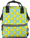 LYPZMET Yellow Rubber Ducks Diaper Bag Backpack For Baby Girls, Mom Waterproof Large