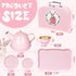 Tea Party Set for Little Girls, Princess Tea Time Toys Including Tea Set Dessert Carrying Case, Kids Kitchen Pretend Playset (Bunny Tea Set??)