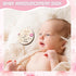 Floral Baby Milestone Blanket for Baby Girls Flannel Newborn Infant Swaddle Baby Growth Blanket Photography Background