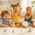 1-3, 12PCS Set 1-3 Baby Musical Instruments for Toddlers Montessori Musical Toy with Xylophone, Drum, Maracas...Perfect