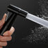 QFZFQOLSS Handheld Bidet Sprayer Black Cloth Diaper Sprayer for Toilet Bidet Sprayer Head Black Stainless Steel Sprayer