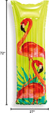 2 220lb Intex Inflatable Floating Fashion Mat: Durable Vinyl Air Chambers Weight Capacity Style May Vary One Mat