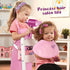 Hair Salon Pretend Play Toys for Girls - Makeup Playset with Hairdryer, Straightener, and Portable Box for Ages 3-6